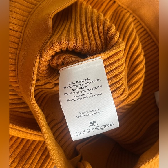 COURREGES REEDITION RIB KNIT PANTS • Size 2 - Picture 13 of 14